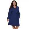 Plus Size Croft & Barrow® Waffle-Knit Kimono Robe