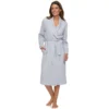 Women's Croft & Barrow® Waffle-Knit Long Shawl-Collar Robe