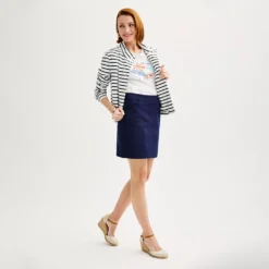 Women's Croft & Barrow® Essential Crewneck Tee -women fashion 3500577 ALT4