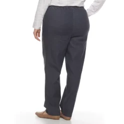 Plus Size Croft & Barrow® Pull-On Tapered-Leg Jeans -women fashion 379623 ALT2