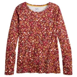 Women's Croft & Barrow® Essential Long-Sleeve Crewneck Tee -women fashion 3836990 ALT5