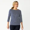 Women's Croft & Barrow® Boatneck Top