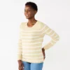 Women's Croft & Barrow® Extra Soft Crewneck Sweater