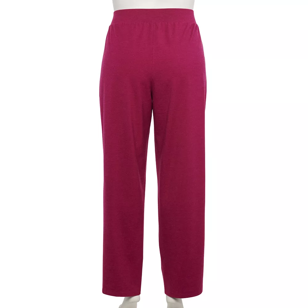 Plus Size Croft & Barrow® Easy Knit Straight-Leg Pants 2 Plus Size Croft & Barrow® Easy Knit Straight-Leg Pants - Image 2