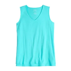 Women's Croft & Barrow® Soft V-Neck Tank -women fashion 5508023 ALT5