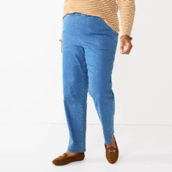 Plus Women's Croft & Barrow® Classic Pull-On Jeans