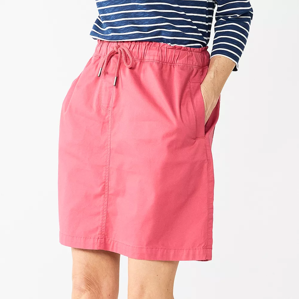 Petite Croft & Barrow® Utility Skirt 1 Petite Croft & Barrow® Utility Skirt