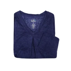 Plus Size Croft & Barrow® Whisperluxe Long Sleeve Pajama Top -women fashion 5597046 ALT3