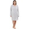 Plus Size Croft & Barrow® Whisperluxe Long Sleeve Sleepshirt