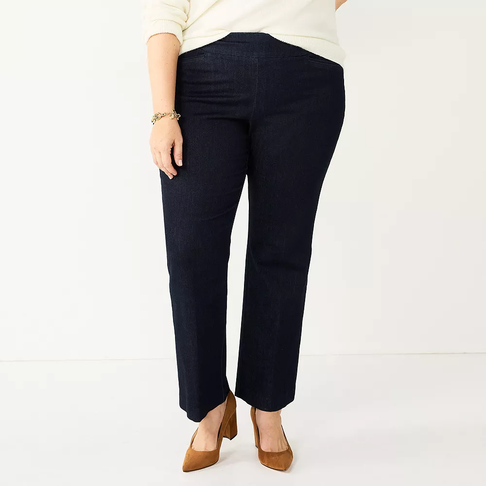 Plus Size Croft & Barrow® Effortless Stretch Pull-On Bootcut Pants 1 Plus Size Croft & Barrow® Effortless Stretch Pull-On Bootcut Pants