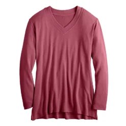 Women's Croft & Barrow® V-Neck Tunic Top -women fashion 5666695 ALT5