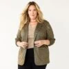 Plus Size Croft & Barrow® Comfort Stretch Blazer