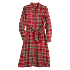 Women's Croft & Barrow® Knot-Waist Shirt Dress -women fashion 5700435 ALT5
