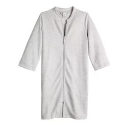 Women's Croft & Barrow® Quilted Zipper Duster -women fashion 5715003 ALT5