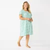 Plus Size Croft & Barrow® Short Sleeve Knit Nightgown