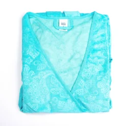 Plus Size Croft & Barrow® Short Sleeve Terry Wrap Robe -women fashion 5796060 ALT3