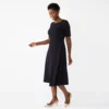 Women's Croft & Barrow® Fit & Flare Midi Dress