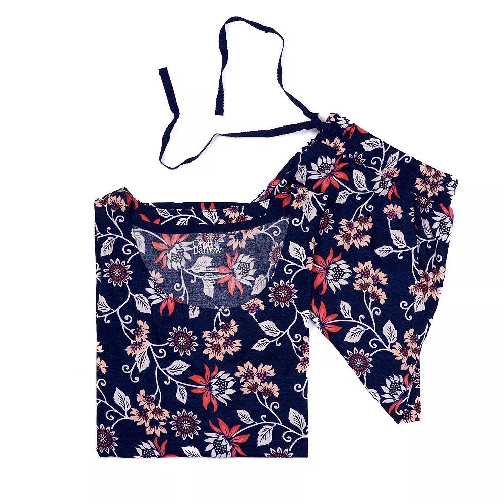 Women's Croft & Barrow® Luxe Pajama Tank & Pajama Shorts Sleep Set 3 Women's Croft & Barrow® Luxe Pajama Tank & Pajama Shorts Sleep Set - Image 3