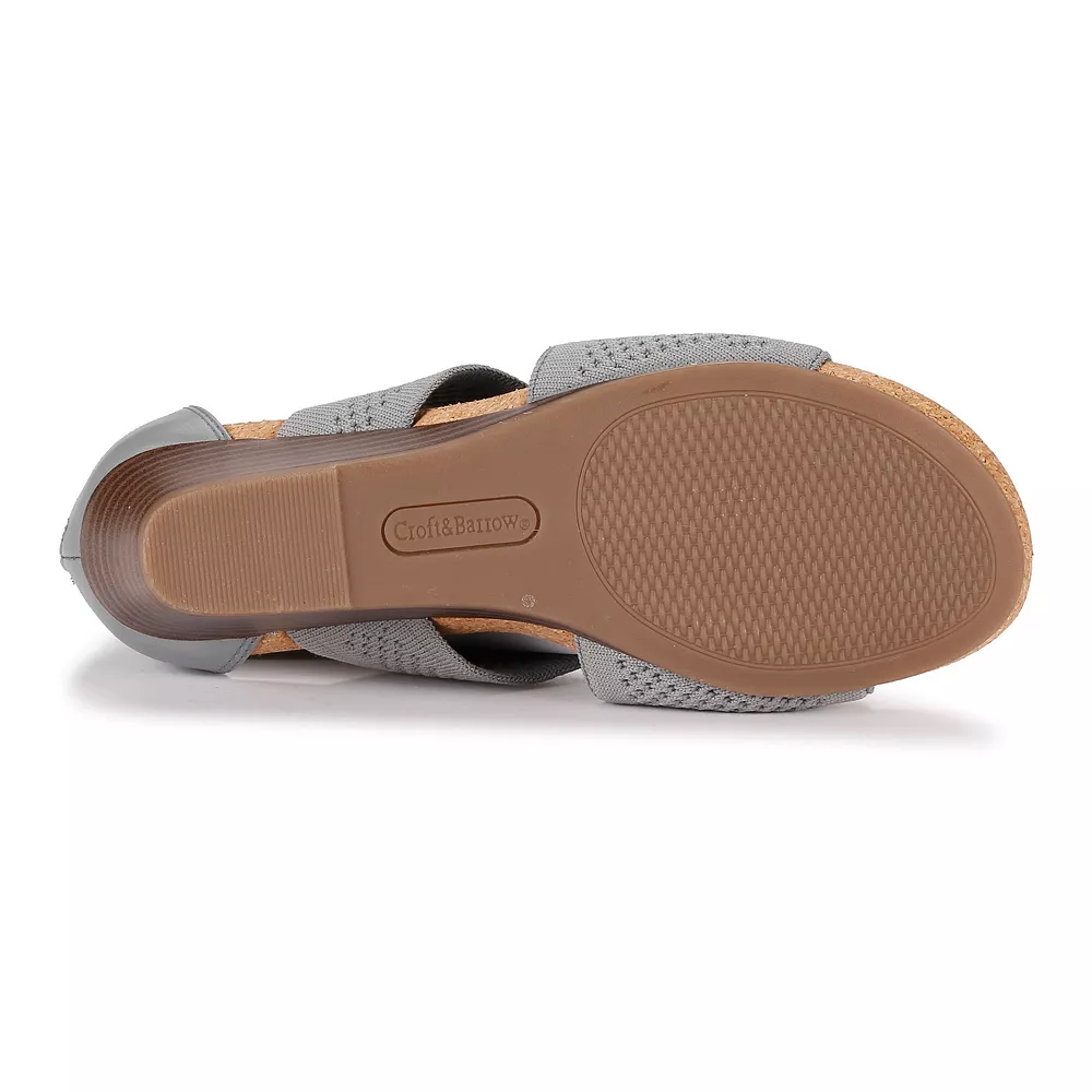 Croft & Barrow® Rosiee Women's Wedge Sandals 2 Croft & Barrow® Rosiee Women's Wedge Sandals - Image 2