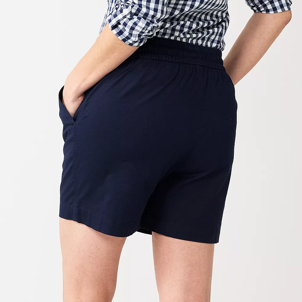 Women's Croft & Barrow® Chino Utility Shorts 2 Women's Croft & Barrow® Chino Utility Shorts - Image 2