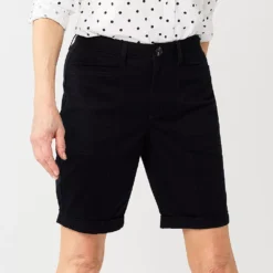 Women's Croft & Barrow® Comfort Waist Chino Shorts